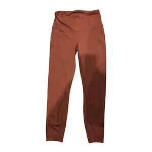 Yogalicious Lux High Waist Mauve Leggings with Back Pocket Small